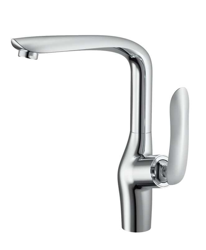 Изображение товара Современный смеситель для кухни Rush Island IS6535-22 высокий хром