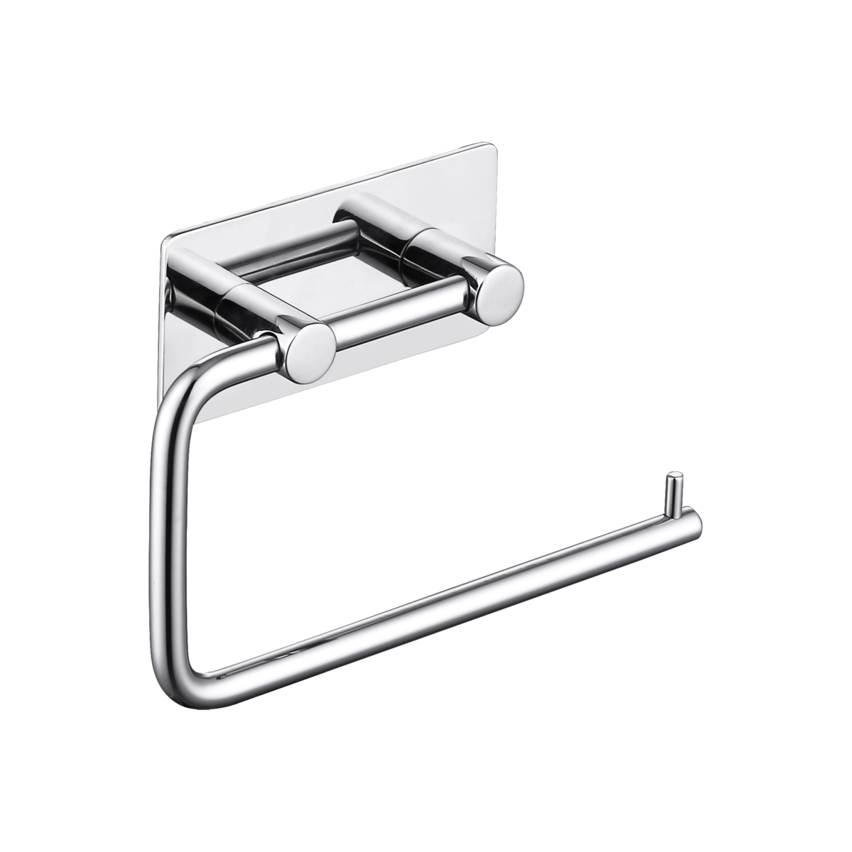 Изображение товара Держатель туалетной бумаги Omnires Strong ST30510CR самоклеющийся хром нержавеющая сталь