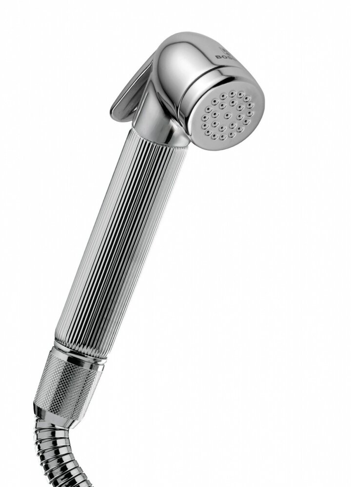 Изображение товара Гигиеническая лейка Bossini Nikita B00650.030, хром, вертикальный монтаж