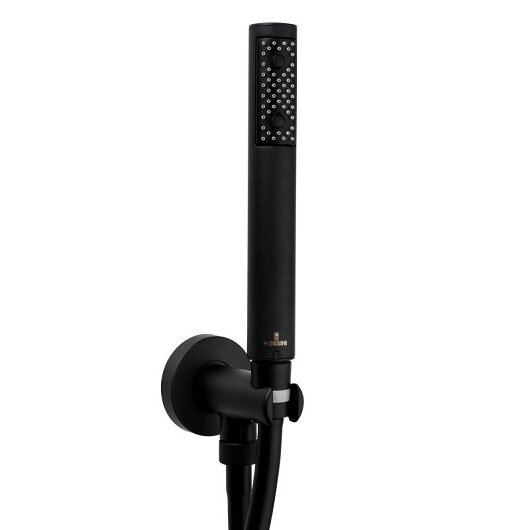 Изображение товара Душевой гарнитур Bossini Zen C12002C.073 черный матовый Изображение товара Душевой гарнитур Bossini Zen C12002C.073 черный матовый