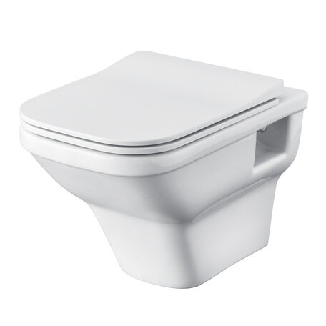 Изображение товара Подвесной унитаз Santek Лайн 1.WH50.1.574 безободковый, Soft Close