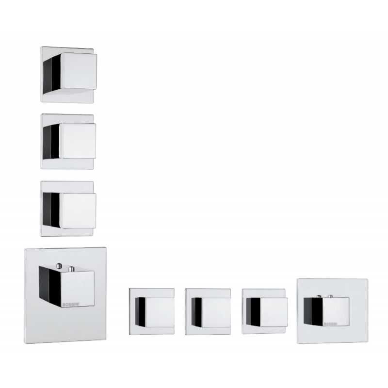 Изображение товара Смеситель для ванны Bossini Cube Z032205.030 (хром глянцевый) термостатический Изображение товара Смеситель для ванны Bossini Cube Z032205.030 (хром глянцевый) термостатический