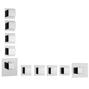 Изображение товара Смеситель для ванны и душа Bossini Cube Z032208.030 (хром глянцевый)