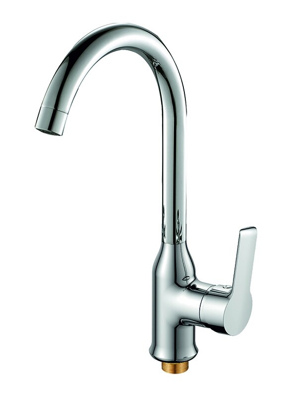 Изображение товара Высокий кухонный смеситель Rush Victoria VI7135-23 хром с поворотным изливом для кухни