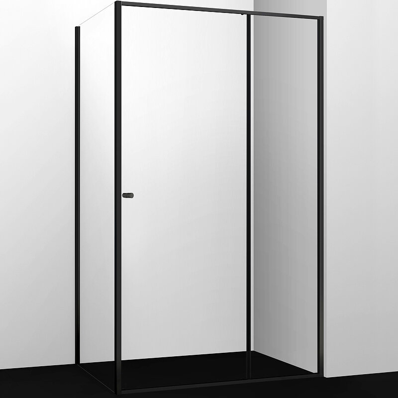 Изображение товара Душевой уголок WasserKRAFT Dill 61S07, 120 х 90 см, стекло прозрачное, профиль черный матовый Изображение товара Душевой уголок WasserKRAFT Dill 61S07, 120 х 90 см, стекло прозрачное, профиль черный матовый