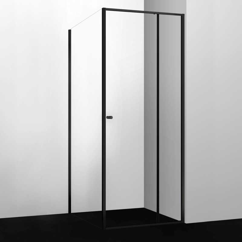 Изображение товара Душевой уголок WasserKRAFT Dill 61S19 100х100 см прозрачное стекло черный матовый профиль