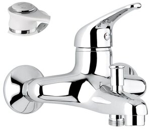 Изображение товара Смеситель для ванны Emmevi Ambra 9001BC, белый/хром