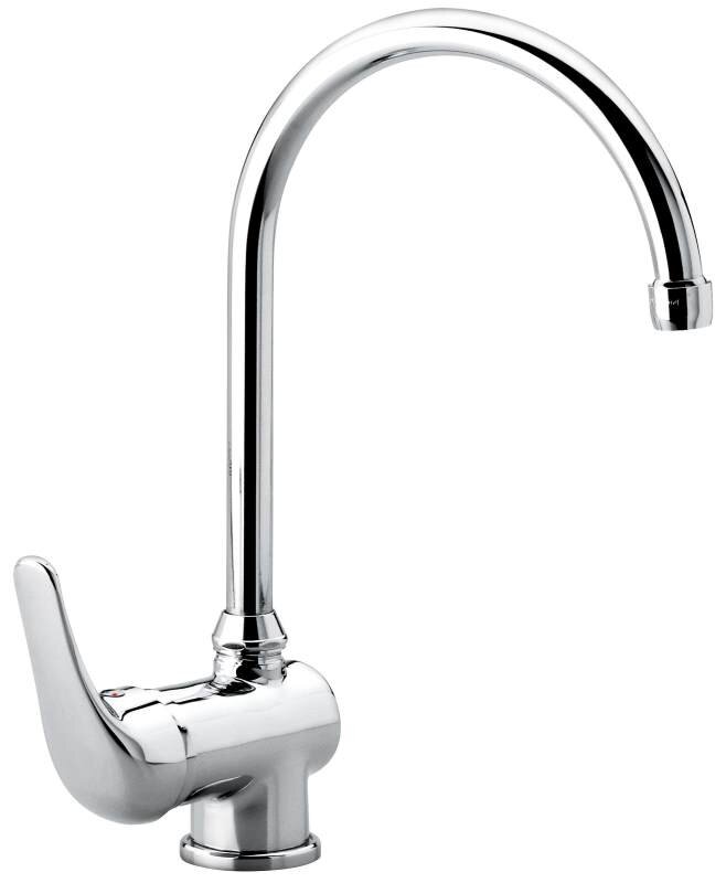 Изображение товара Смеситель для кухни Emmevi Ambra 9074CR с высоким изливом Изображение товара Смеситель для кухни Emmevi Ambra 9074CR с высоким изливом