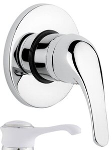 Изображение товара Смеситель для душа Emmevi Ambra 9009BC, белый/хром