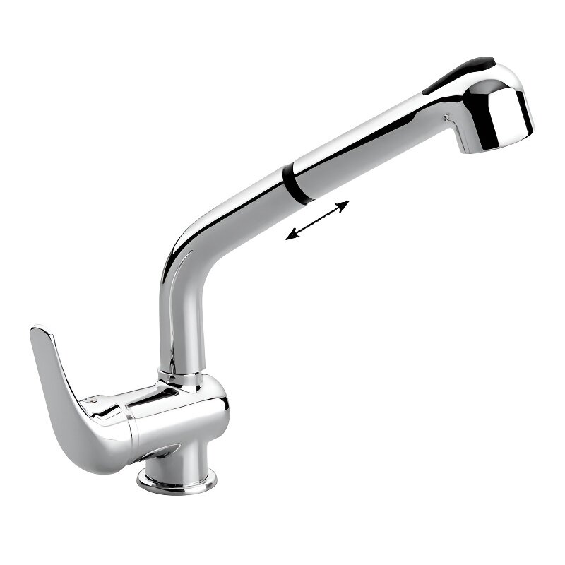 Изображение товара Смеситель Emmevi Ambra 9066CR с выдвижной лейкой, хром