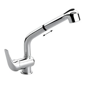 Изображение товара Смеситель для кухни Emmevi Ambra 9066CR с выдвижной лейкой