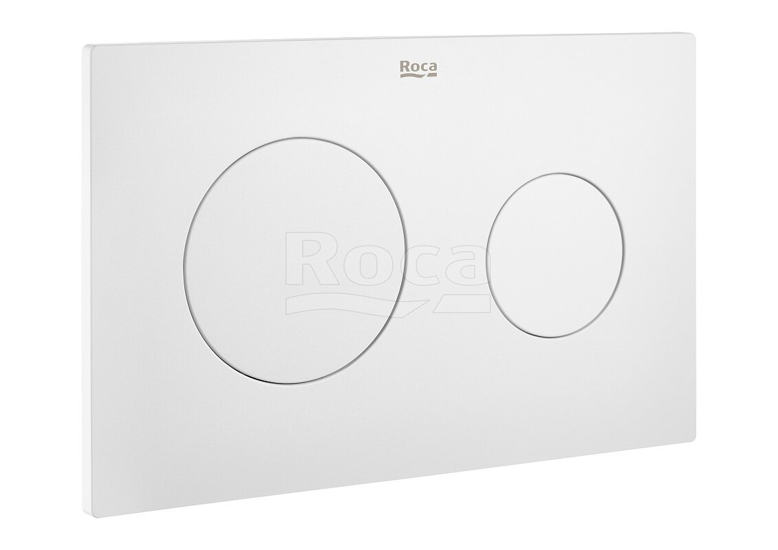 Изображение товара Кнопка смыва Roca L10 Dual 7890089207, белый матовый Изображение товара Кнопка смыва Roca L10 Dual 7890089207, белый матовый