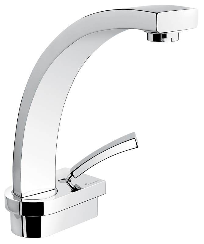 Изображение товара Смеситель кухонный Emmevi Antef 42007CR хром однорычажный с поворотным изливом