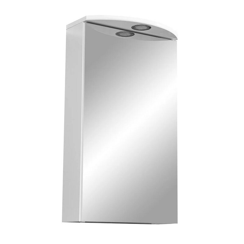 Изображение товара Зеркальный шкаф Stella Polar Концепт Альда 40/C SP-00000222, 40 см, подвесной, с подсветкой, белый