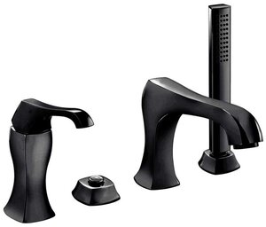 Изображение товара Смеситель для ванны и душа Emmevi Ares 76120NEO черный матовый