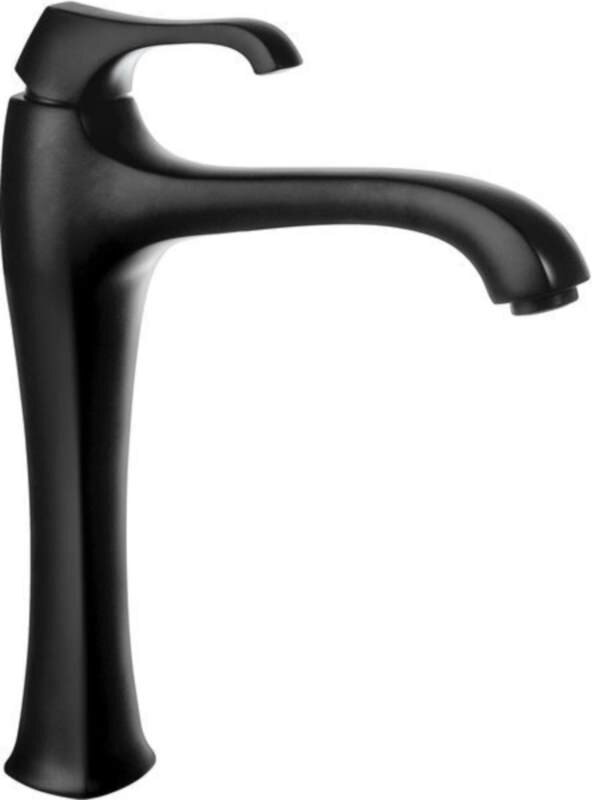 Изображение товара Смеситель для раковины Emmevi Ares 76006NEO высокий, черный матовый