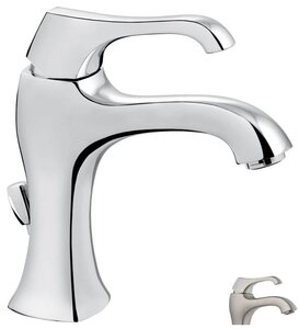 Изображение товара Смеситель для раковины Emmevi Ares 76003NS, зачищенный никель