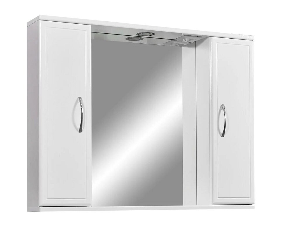 Изображение товара Зеркальный шкаф Stella Polar Концепт 80/C с подсветкой и полками