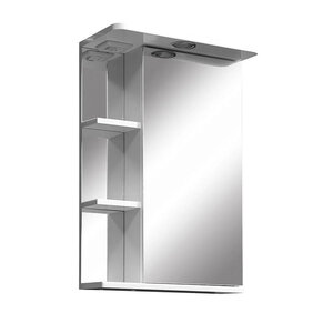 Изображение товара Зеркальный шкаф Stella Polar Концепт Нелея 55/C с подсветкой, белый