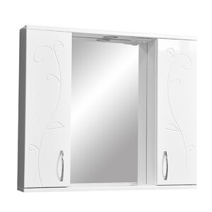 Изображение товара Зеркальный шкаф Stella Polar Фантазия 80/C SP-00000226, 80 см, с подсветкой, белый