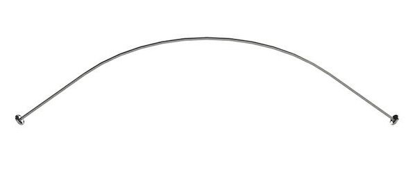 Изображение товара Карниз Радомир для ванны Альтея 125x125 см хром нержавеющая сталь