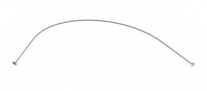 Изображение товара Карниз для ванны Ирма Радомир 169x110 см хром нержавеющая сталь