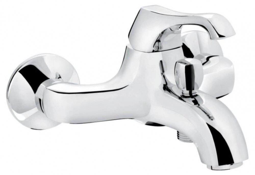 Изображение товара Смеситель Emmevi Ares 76001CR для ванны, хром, вертикальный монтаж