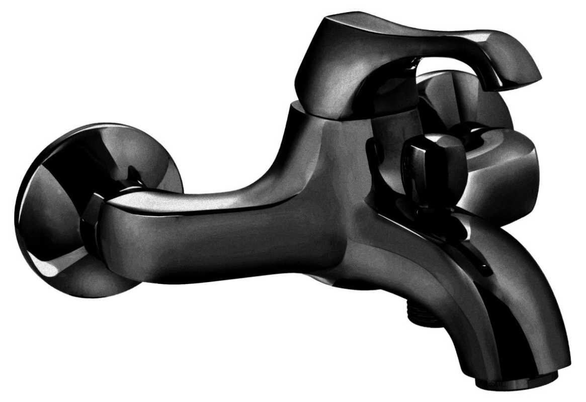 Изображение товара Смеситель для ванны Emmevi Ares 76001NEO, черный матовый