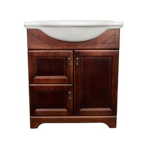 Изображение товара Тумба с раковиной Orange Классик, напольная, орех антикварный, F7-75TU1+Ra