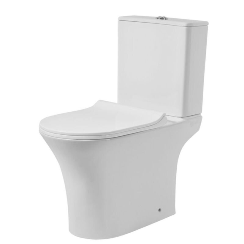 Изображение товара Напольный унитаз Orange безободковый с микролифтом и горизонтальным выпуском