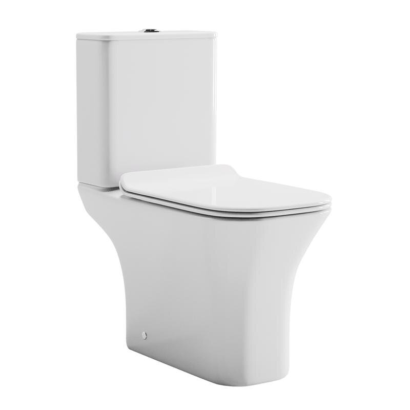 Изображение товара Напольный унитаз Orange, безободковый, крышка микролифт, белый, C02-000W Изображение товара Напольный унитаз Orange, безободковый, крышка микролифт, белый, C02-000W