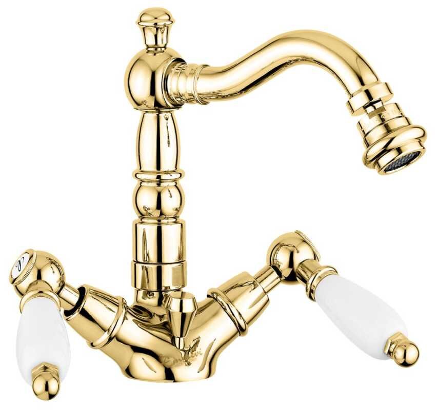 Изображение товара Смеситель для биде Emmevi Deco Ceramic 121614OR золото италия