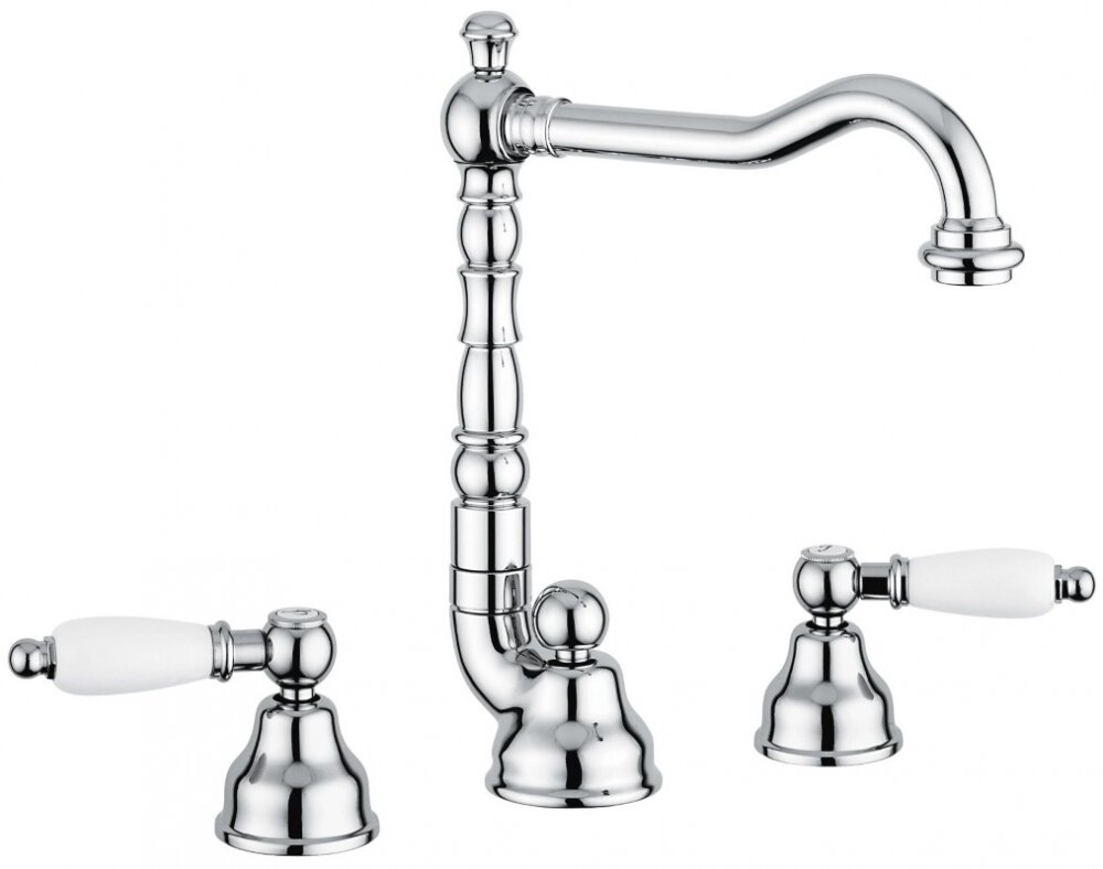 Изображение товара Смеситель для раковины Emmevi Deco Ceramic 121643CR, хром Изображение товара Смеситель для раковины Emmevi Deco Ceramic 121643CR, хром