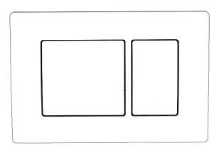 Изображение товара Клавиша смыва Bocchi Cesano 8200-0032 для унитаза механическая белая