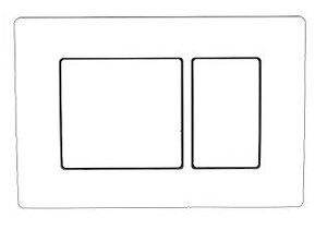 Изображение товара Клавиша смыва Bocchi Cesano 8200-0032, для унитаза, механическая, белая