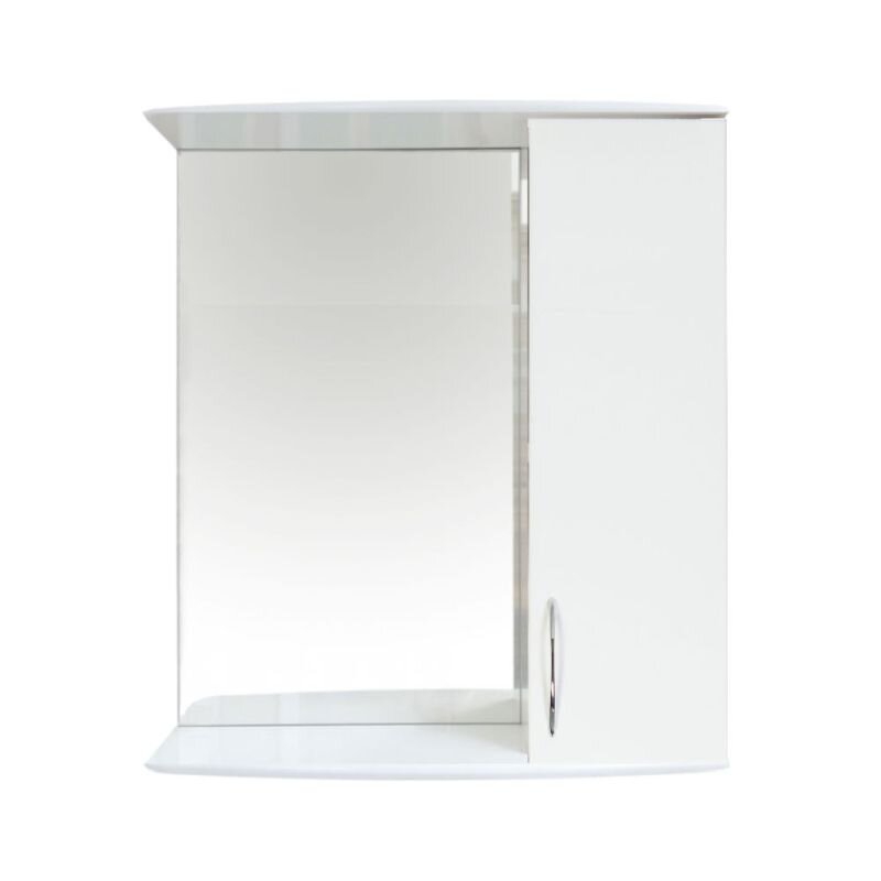 Изображение товара Зеркальный шкаф Orange Роса 50 см белый универсальный для ванной