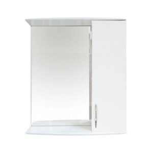 Изображение товара Зеркальный шкаф Orange Роса 50 см, универсальный, белый, LA-50ZSW