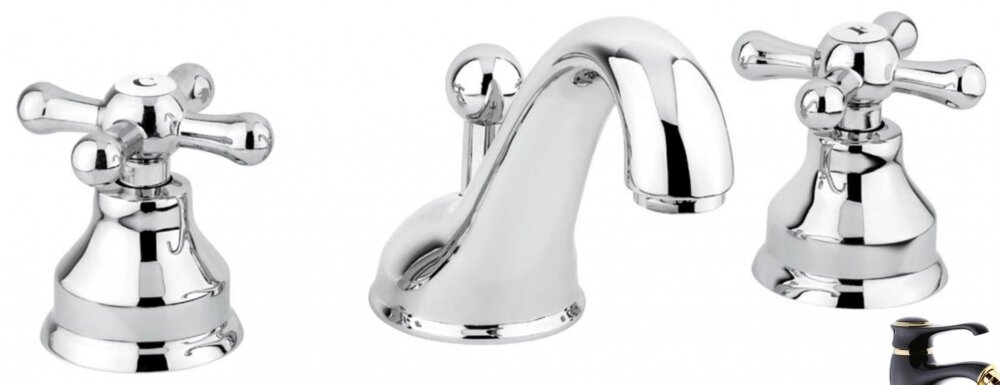 Изображение товара Смеситель Emmevi Deco Classic 12033NO Черный/Золото