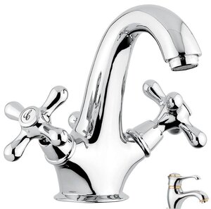 Изображение товара Смеситель для раковины Emmevi Deco Classic 12013CO, хром/золото