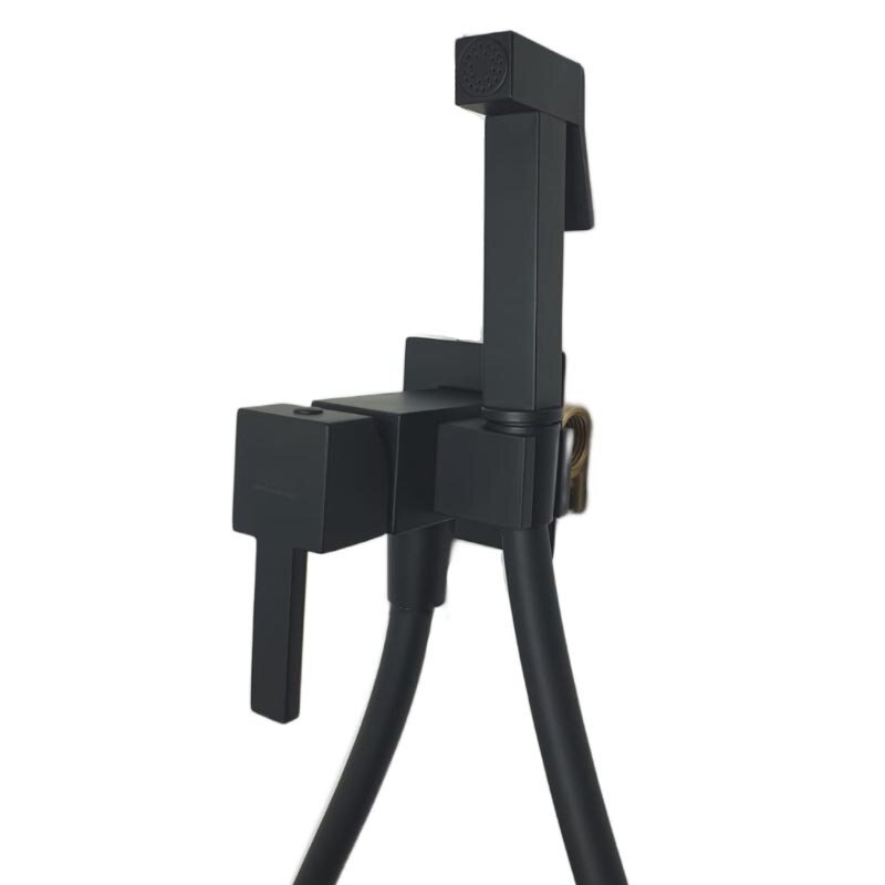 Изображение товара Гигиенический душ Webert Pegaso PE870303560 со смесителем черный матовый Италия