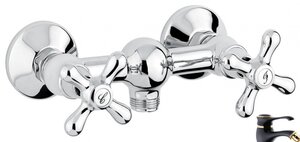 Изображение товара Смеситель для душа Emmevi Deco Classic 12002NO, черный/золото