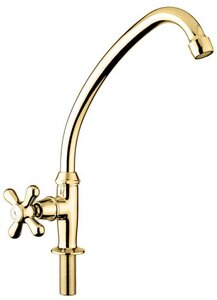 Изображение товара Кран питьевой воды Emmevi Deco Classic 12060OR золото для кухни Италия
