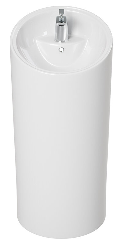 Изображение товара Напольная раковина Laguraty 202В из фарфора, стильный дизайн, гарантия 5 лет