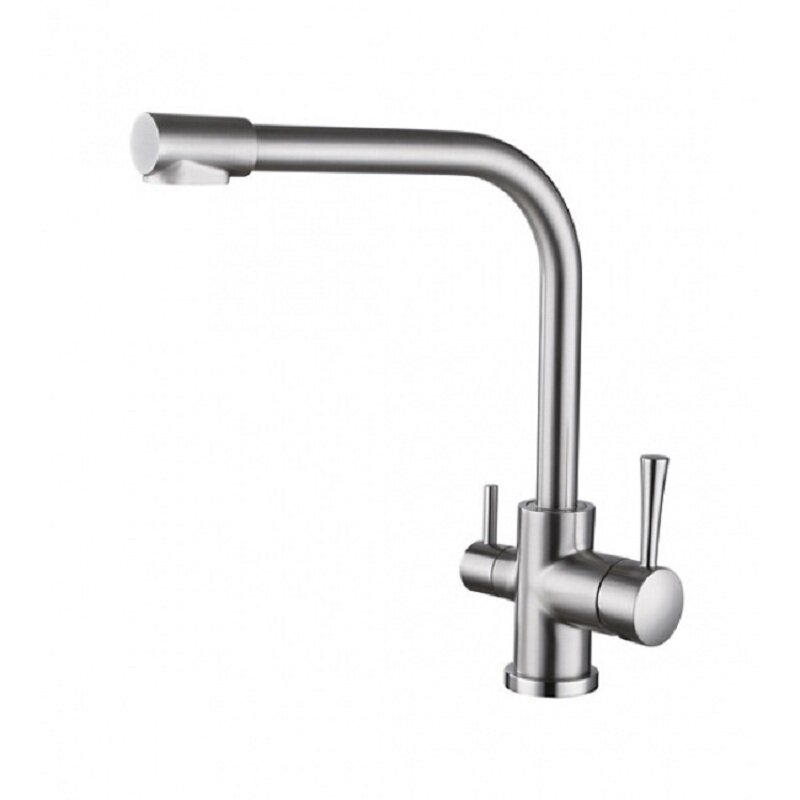 Изображение товара Смеситель Kaiser Merkur 26044-5 Silver для кухни под фильтр, однорычажный