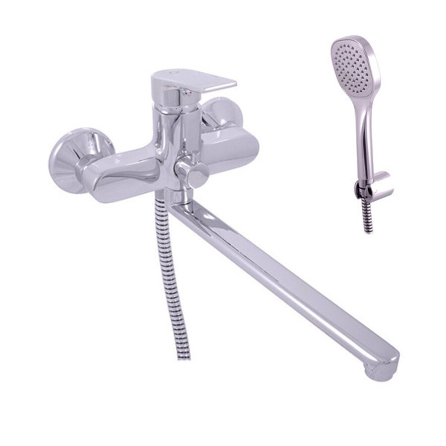 Изображение товара Универсальный смеситель Rav-Slezak Colorado CO153.5/1 с душевым гарнитуром хром