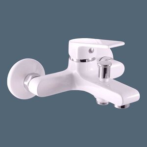 Изображение товара Смеситель для ванны и душа Rav-Slezak Colorado CO154.5BC бело-хромовый