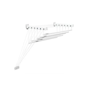 Изображение товара Сушилка для белья Виолет LEVEL 120 33120 настенная пластиковая белая для дома