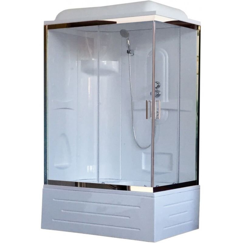 Изображение товара Душевая кабина Royal Bath 8120BP1-T-CH 120 х 80 см, стекло прозрачное L/R