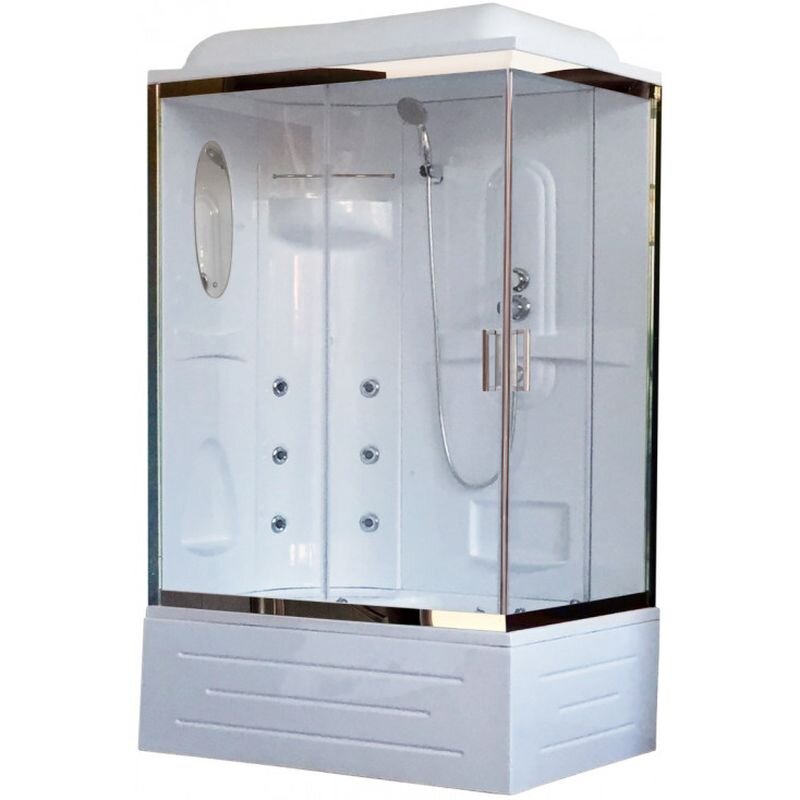 Изображение товара Душевая кабина Royal Bath RB8120BP2-T-CH 120x80 см с гидромассажем