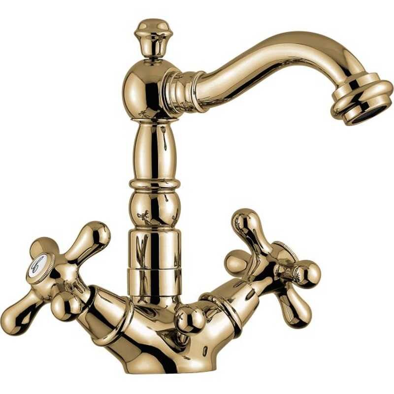 Изображение товара Смеситель для раковины Emmevi Deco Old 12615BR бронза с двухвентильным управлением Изображение товара Смеситель для раковины Emmevi Deco Old 12615BR бронза с двухвентильным управлением